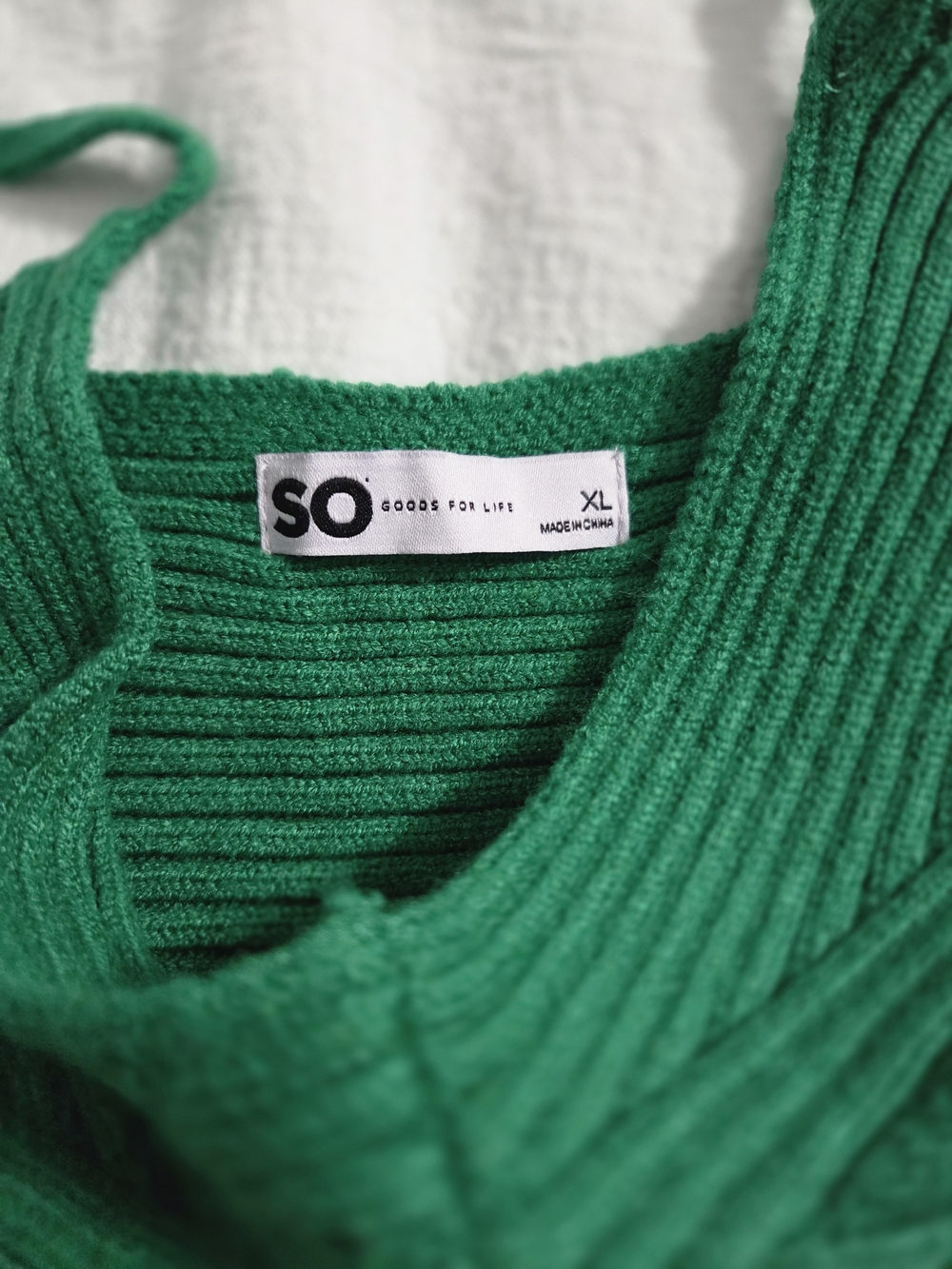 Green Ribbed Knit Cami - Picture 4 of 4
